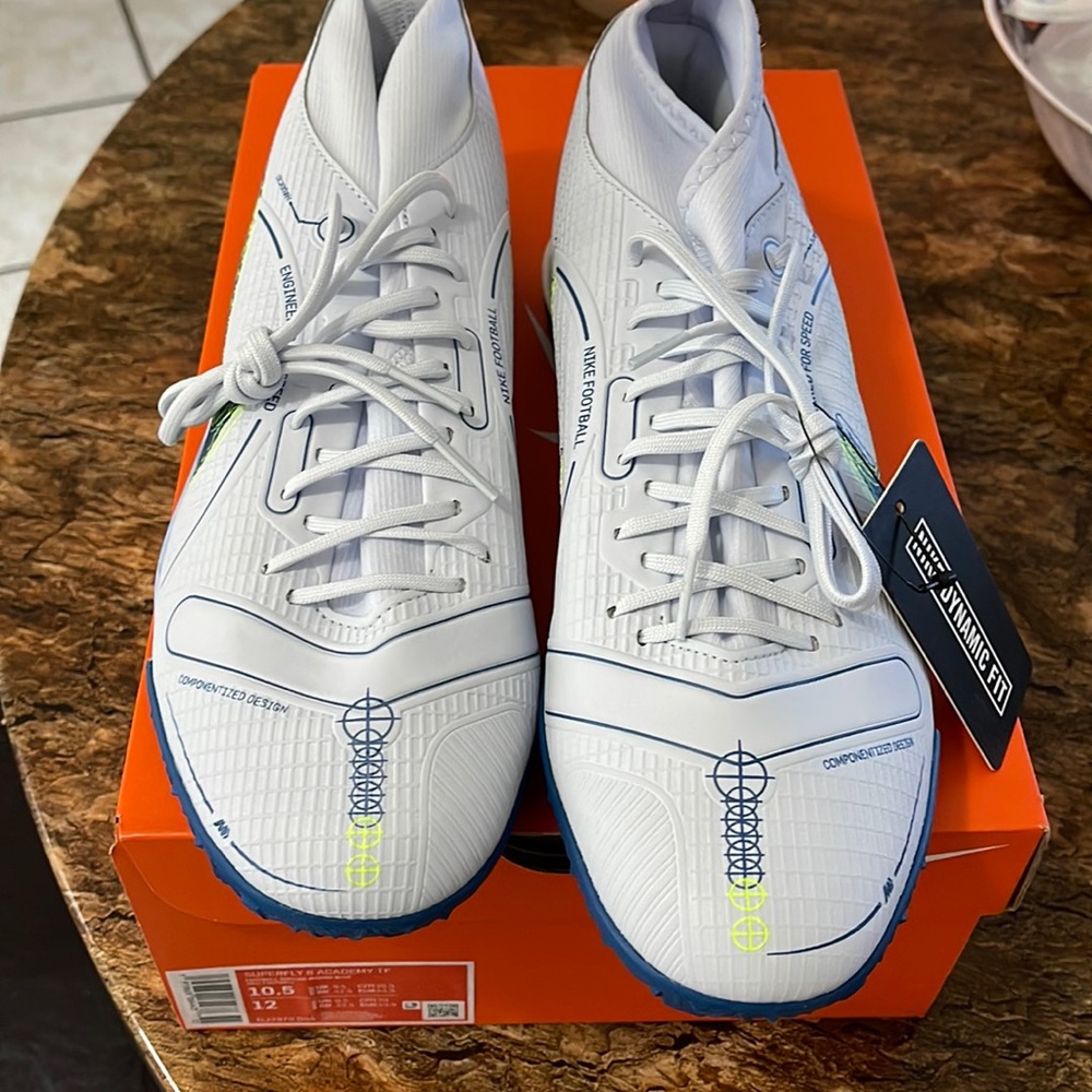 Nike Mercurial Superfly 8 Academy Multi-Ground "Grey/Dk Marina Blue" Men's